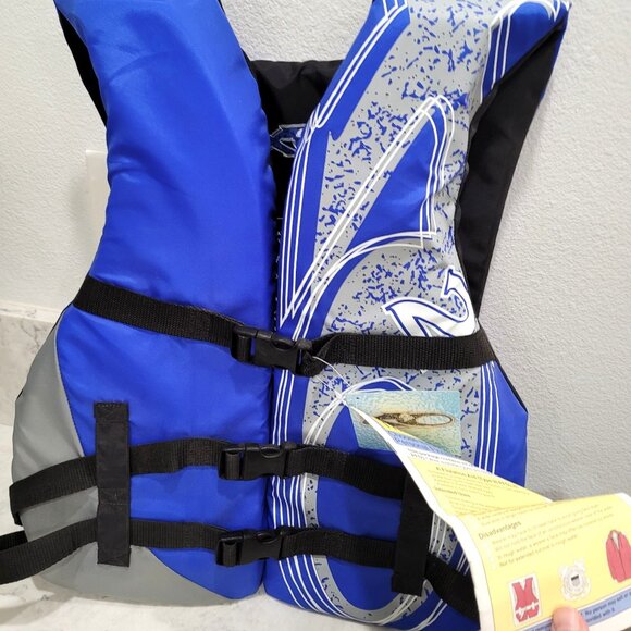 K2O Adult Universal Life Jacket Flotation Aid Vest Type III PFD Size 30-52 in - Picture 2 of 5